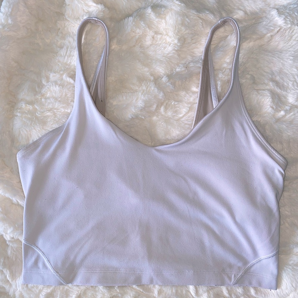 Lululemon Align™ Tank Top in White. Light Support Size 10